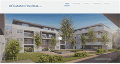 Desktop Screenshot of hausbau-hoermann.de